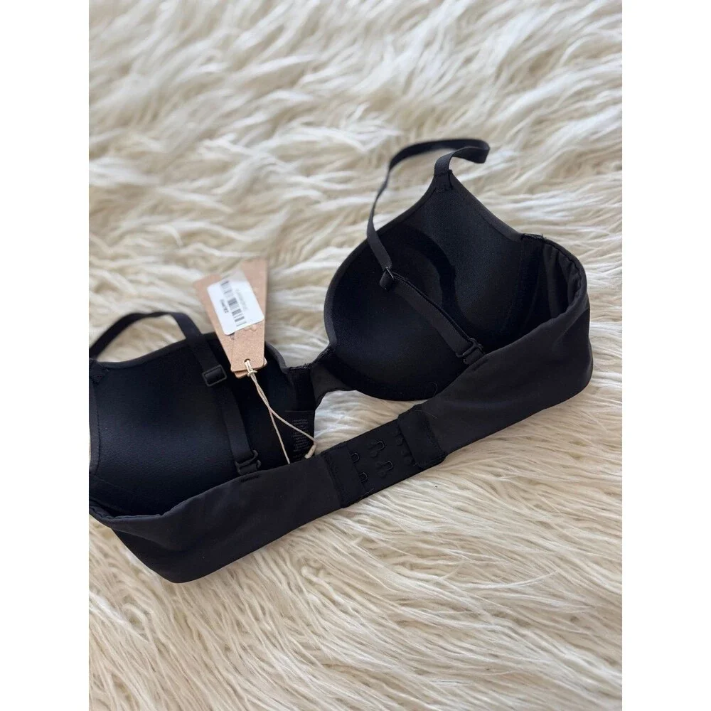Skims Fits Everybody Push Up Demi Bra Onyx Size 32A - Picture 6 of 6